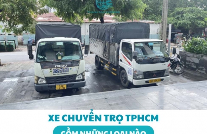 Xe chuyển trọ TPHCM gồm những loại nào