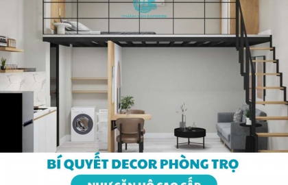 Bí quyết decor phòng trọ như căn hộ cao cấp