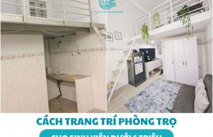 Cách trang trí phòng trọ sinh viên đẹp dưới 5 triệu
