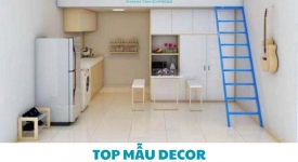 Top mẫu decor phòng trọ 10m2 có gác lửng