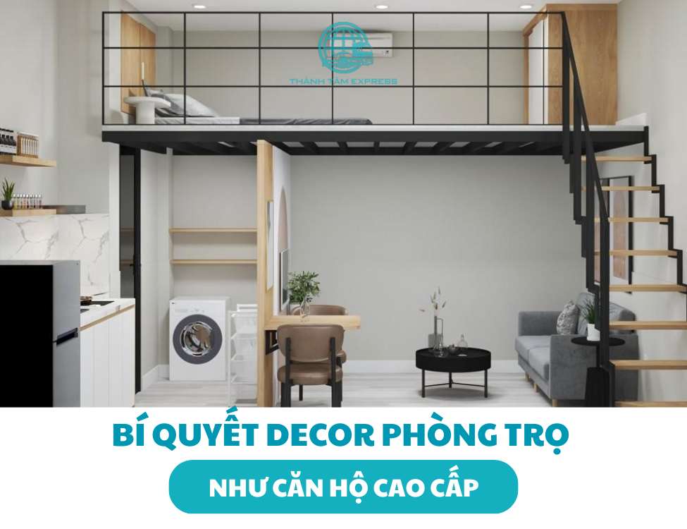 bí quyết décor phòng trọ như căn hộ cao cấp