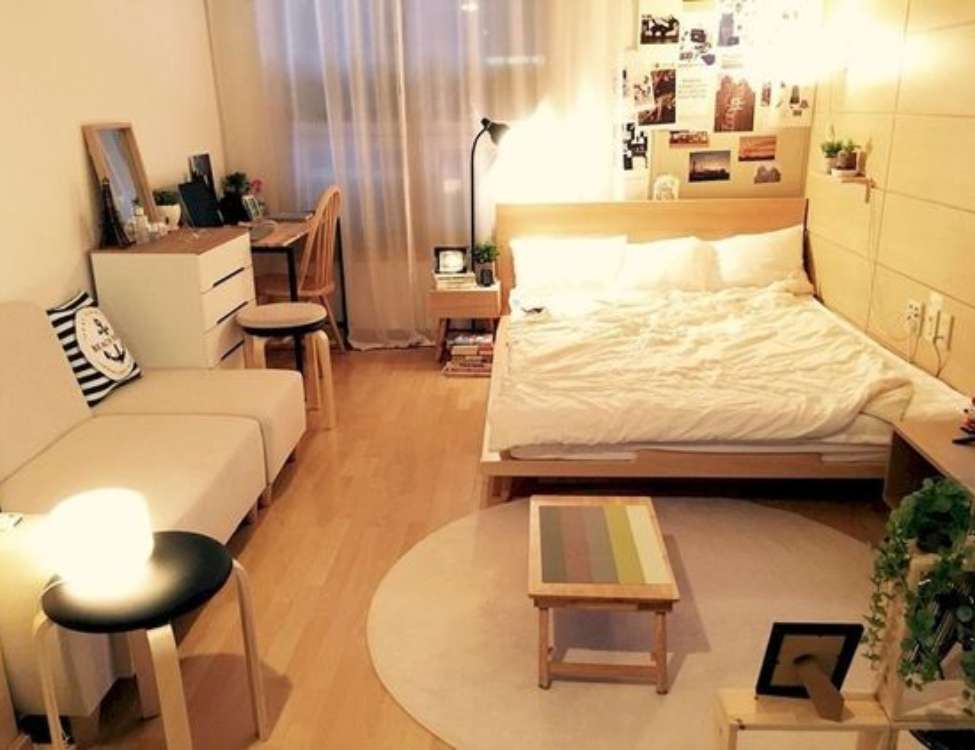 Phong cách Hàn Quốc/gỗ sáng – ấm cúng, nhẹ nhàng