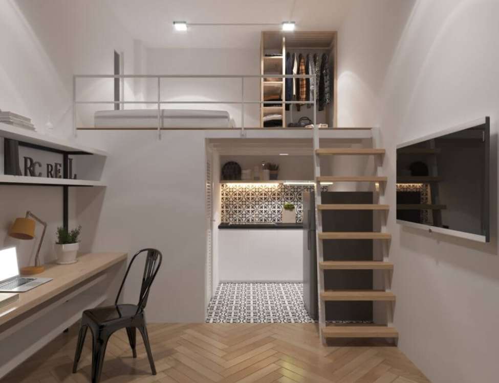 mẫu thiết kế phòng trọ đẹp cho sinh viên