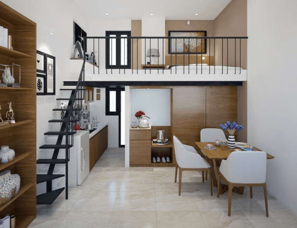 decor phòng trọ 16m2