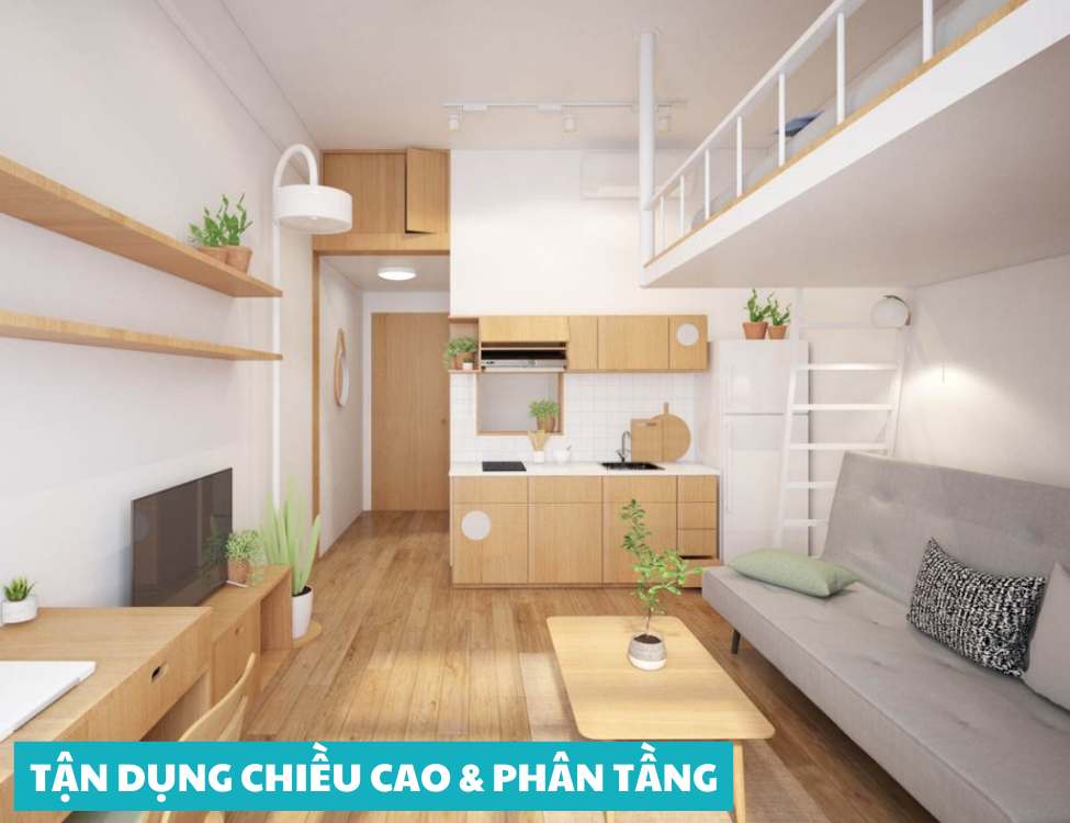 Tận dụng chiều cao & phân tầng