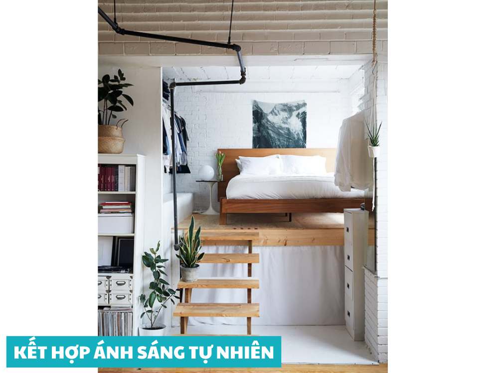 kết hợp ánh sáng tự nhiên