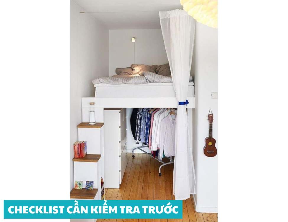 Checklist cần kiểm tra trước khi decor phòng trọ 10m2 có gác lửng