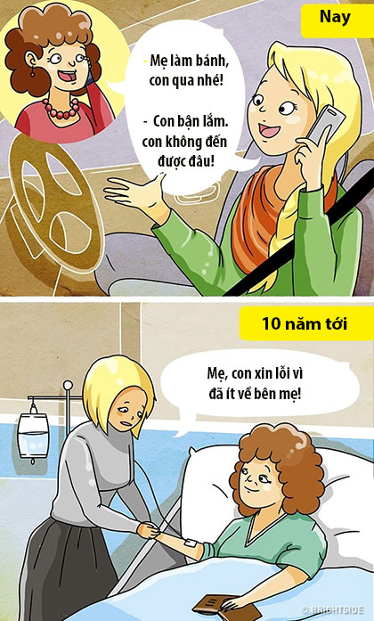 Dành ít thời gian với người mình yêu.