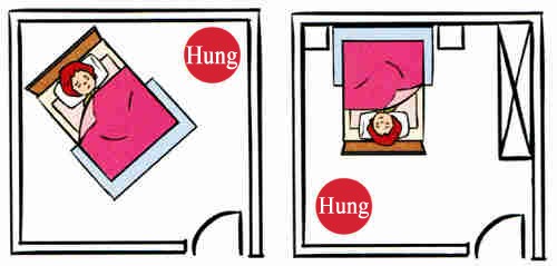 Phòng ngủ không hợp phong thủy