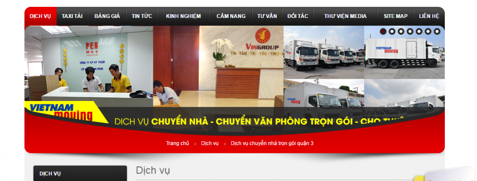Công ty Dịch vụ chuyển nhà uy tín tại TPHCM