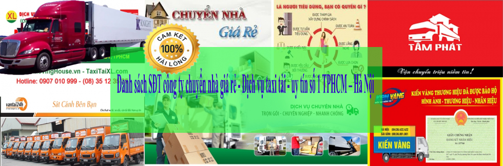 Danh sách công ty chuyển nhà uy tín tại TPHCM.