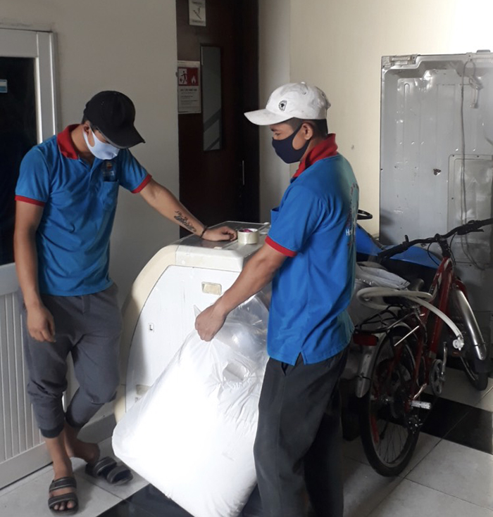 Dịch vụ chuyển nhà giá rẻ trọn gói tại công ty Thành Tâm mùa dịch covid 19