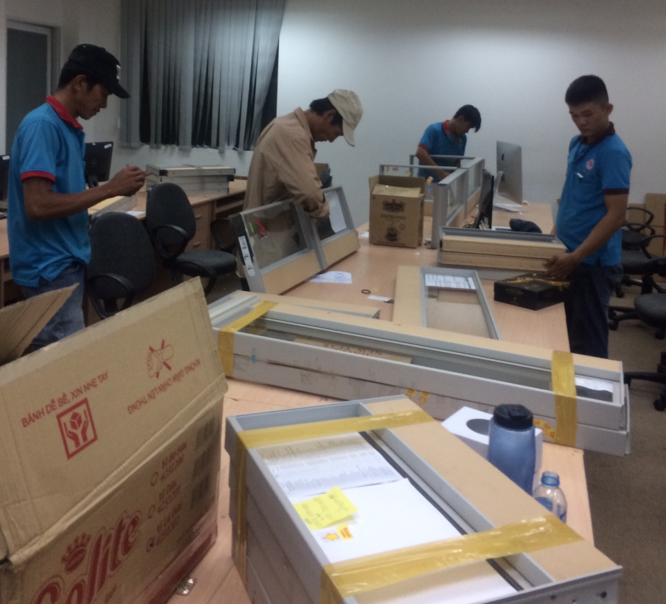 Sắp xếp đồ đạc khoa học trong quá trình chuyển nhà.