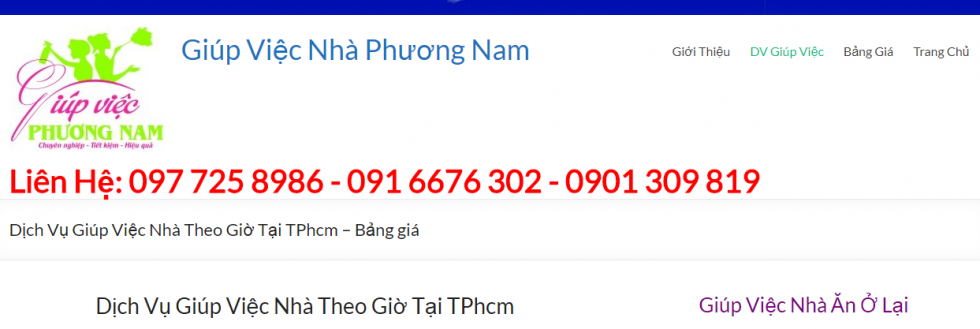   Dịch vụ dọn nhà - dọn vệ sinh công ty giúp việc Phương Nam
