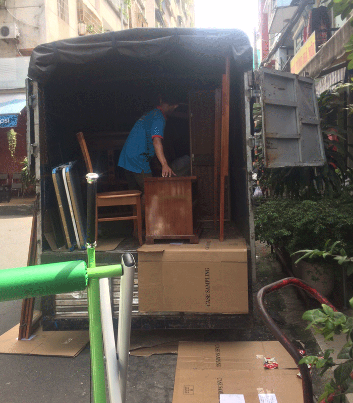 Dịch vụ thuê xe tải chuyển văn phòng trọn gói giá rẻ tại TPHCM