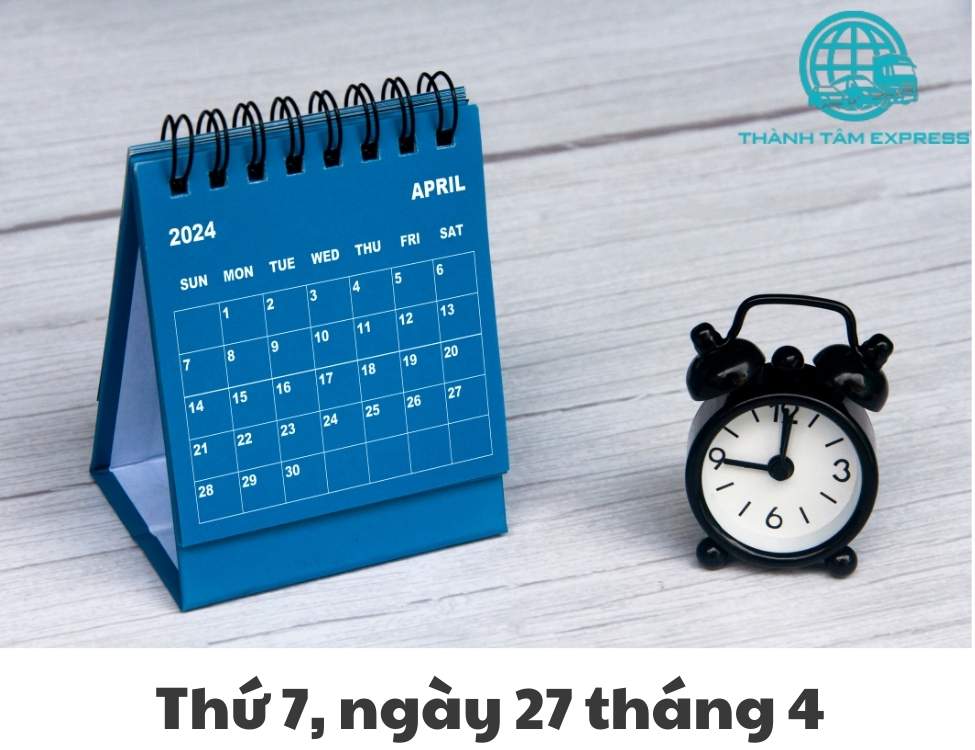 Thứ 7, ngày 27 tháng 4 năm 2024