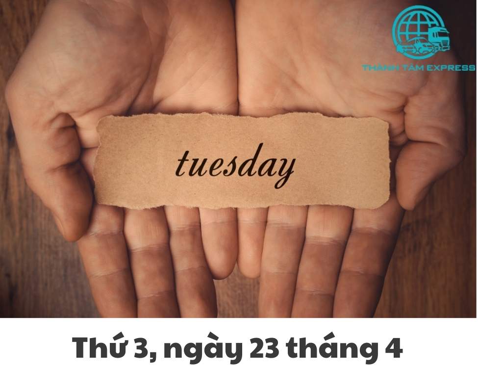 Thứ 3, ngày 23 tháng 4 năm 2024