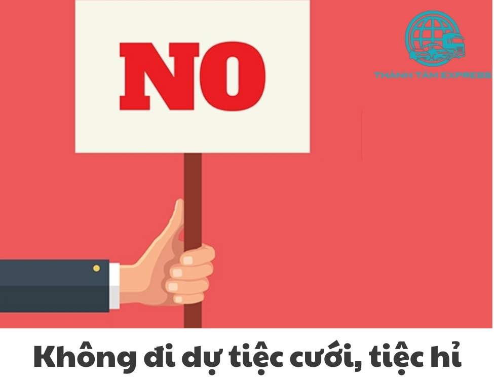 Không đi dự tiệc cưới, tiệc hỉ