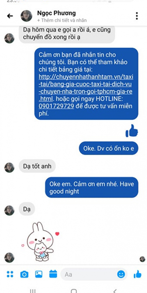 Nhận xét, phản hồi của khách hàng sau khi sử dụng dịch vụ chuyển nhà giá rẻ TPHCM tại Thành Tâm